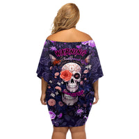 Warning This Tattooed Give Does Not Play Well With Stupid People Off Shoulder Short Dress - Wonder Print Shop