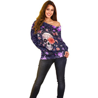 Warning This Tattooed Give Does Not Play Well With Stupid People Off Shoulder Sweater - Wonder Print Shop