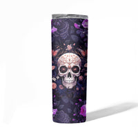 Warning This Tattooed Give Does Not Play Well With Stupid People Skinny Tumbler - Wonder Print Shop