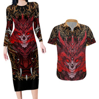 If I Stand Alone I Know I'm With Someone I Can Trust Couples Matching Long Sleeve Bodycon Dress and Hawaiian Shirt - Wonder Print Shop