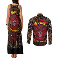 If I Stand Alone I Know I'm With Someone I Can Trust Couples Matching Tank Maxi Dress and Long Sleeve Button Shirts - Wonder Print Shop