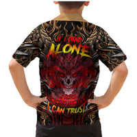 If I Stand Alone I Know I'm With Someone I Can Trust Family Matching Mermaid Dress and Hawaiian Shirt - Wonder Print Shop
