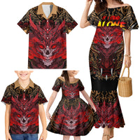If I Stand Alone I Know I'm With Someone I Can Trust Family Matching Mermaid Dress and Hawaiian Shirt - Wonder Print Shop