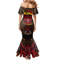 If I Stand Alone I Know I'm With Someone I Can Trust Family Matching Mermaid Dress and Hawaiian Shirt - Wonder Print Shop