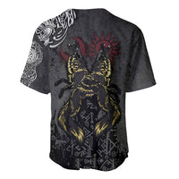 Viking Skoll and Hati Baseball Jersey Chasing Eternity - Wonder Print Shop