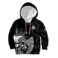Viking Valhalla Kid Hoodie Skull And Axe - Wonder Print Shop
