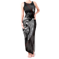 Viking Valhalla Tank Maxi Dress Skull And Axe - Wonder Print Shop