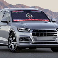 Merry Christmas Nurse Auto Sun Shade Stethoscope Tree Nurses and Medical Workers - Wonder Print Shop