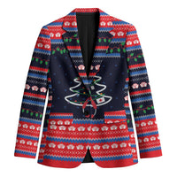 Merry Christmas Nurse Blazer Stethoscope Tree Nurses and Medical Workers - Wonder Print Shop