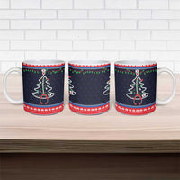 Merry Christmas Nurse Ceramic Mug Stethoscope Tree Nurses and Medical Workers - Wonder Print Shop