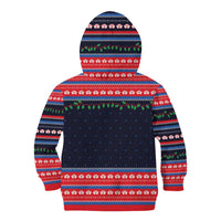 Merry Christmas Nurse Kid Hoodie Stethoscope Tree Nurses and Medical Workers - Wonder Print Shop