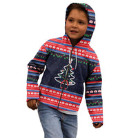 Merry Christmas Nurse Kid Hoodie Stethoscope Tree Nurses and Medical Workers - Wonder Print Shop