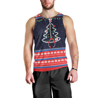 Merry Christmas Nurse Men Tank Top Stethoscope Tree Nurses and Medical Workers - Wonder Print Shop