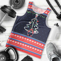 Merry Christmas Nurse Men Tank Top Stethoscope Tree Nurses and Medical Workers - Wonder Print Shop