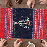 Merry Christmas Nurse Puzzle Stethoscope Tree Nurses and Medical Workers - Wonder Print Shop