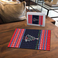 Merry Christmas Nurse Puzzle Stethoscope Tree Nurses and Medical Workers - Wonder Print Shop