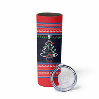 Merry Christmas Nurse Skinny Tumbler Stethoscope Tree Nurses and Medical Workers - Wonder Print Shop
