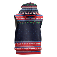 Merry Christmas Nurse Sleeveless Hoodie Stethoscope Tree Nurses and Medical Workers - Wonder Print Shop