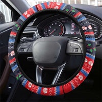 Merry Christmas Nurse Steering Wheel Cover Stethoscope Tree Nurses and Medical Workers - Wonder Print Shop