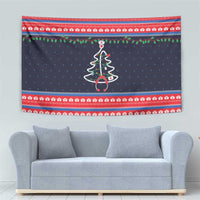 Merry Christmas Nurse Tapestry Stethoscope Tree Nurses and Medical Workers - Wonder Print Shop