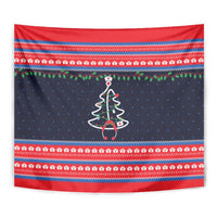 Merry Christmas Nurse Tapestry Stethoscope Tree Nurses and Medical Workers - Wonder Print Shop