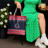 Merry Christmas Nurse Tote Bag Stethoscope Tree Nurses and Medical Workers - Wonder Print Shop