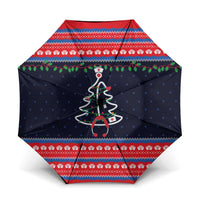 Merry Christmas Nurse Umbrella Stethoscope Tree Nurses and Medical Workers - Wonder Print Shop