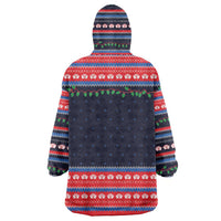 Merry Christmas Nurse Wearable Blanket Hoodie Stethoscope Tree Nurses and Medical Workers - Wonder Print Shop