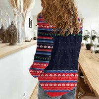 Merry Christmas Nurse Women Casual Shirt Stethoscope Tree Nurses and Medical Workers - Wonder Print Shop