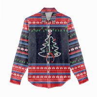 Merry Christmas Nurse Women Casual Shirt Stethoscope Tree Nurses and Medical Workers - Wonder Print Shop