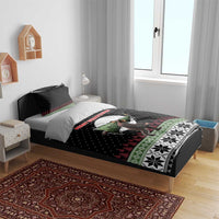 Funny Bigfoot Christmas Bedding Set Xmas Holiday Patterns - Wonder Print Shop