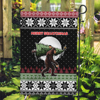 Funny Bigfoot Christmas Garden Flag Xmas Holiday Patterns - Wonder Print Shop
