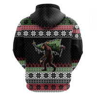 Funny Bigfoot Christmas Hoodie Xmas Holiday Patterns - Wonder Print Shop