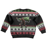 Funny Bigfoot Christmas Kid Ugly Christmas Sweater Xmas Holiday Patterns - Wonder Print Shop