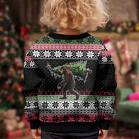 Funny Bigfoot Christmas Kid Ugly Christmas Sweater Xmas Holiday Patterns - Wonder Print Shop