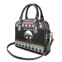 Funny Bigfoot Christmas Shoulder Handbag Xmas Holiday Patterns - Wonder Print Shop