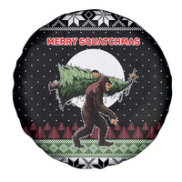Funny Bigfoot Christmas Spare Tire Cover Xmas Holiday Patterns - Wonder Print Shop
