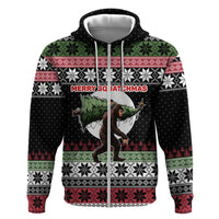 Funny Bigfoot Christmas Zip Hoodie Xmas Holiday Patterns - Wonder Print Shop