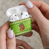 Funny Cat Merry Christmas AirPods Case Xmas Holiday Patterns - Wonder Print Shop