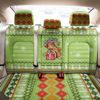 Funny Cat Merry Christmas Back Car Seat Cover Xmas Holiday Patterns - Wonder Print Shop