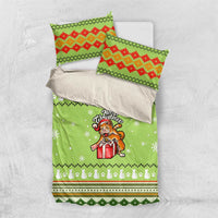 Funny Cat Merry Christmas Bedding Set Xmas Holiday Patterns - Wonder Print Shop