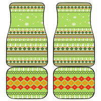 Funny Cat Merry Christmas Car Mats Xmas Holiday Patterns - Wonder Print Shop