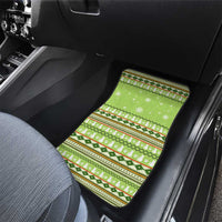Funny Cat Merry Christmas Car Mats Xmas Holiday Patterns - Wonder Print Shop