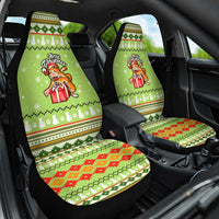 Funny Cat Merry Christmas Car Seat Cover Xmas Holiday Patterns - Wonder Print Shop
