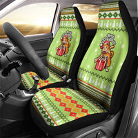 Funny Cat Merry Christmas Car Seat Cover Xmas Holiday Patterns - Wonder Print Shop