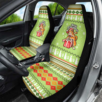 Funny Cat Merry Christmas Car Seat Cover Xmas Holiday Patterns - Wonder Print Shop