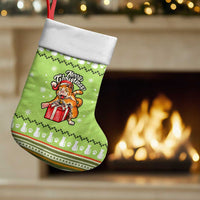 Funny Cat Merry Christmas Stocking Xmas Holiday Patterns - Wonder Print Shop