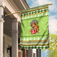 Funny Cat Merry Christmas Garden Flag Xmas Holiday Patterns - Wonder Print Shop