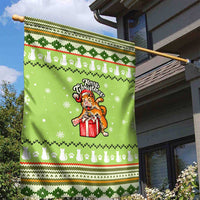 Funny Cat Merry Christmas Garden Flag Xmas Holiday Patterns - Wonder Print Shop