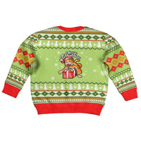 Funny Cat Merry Christmas Kid Ugly Christmas Sweater Xmas Holiday Patterns - Wonder Print Shop